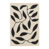 Leaf Rug - Monochrome - 120x170cm
