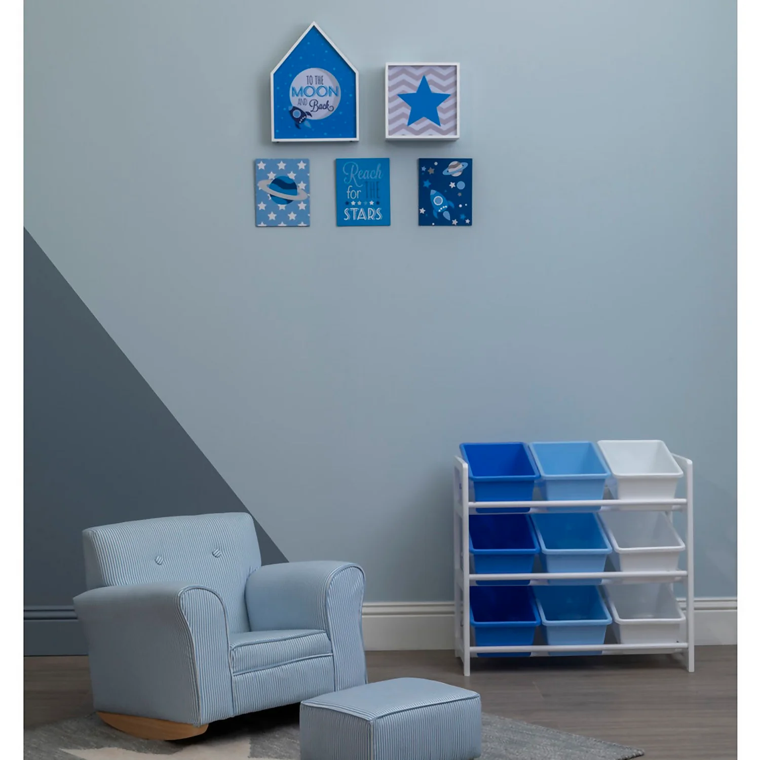 Kids Set Of 3 Reach For The Stars Wall Plaques - 16x20cm 3 Kids Set Of 3 Reach For The Stars Wall Plaques - 16x20cm - Image 3