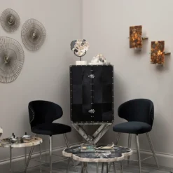 Mirano Medium Abstract Wall Art - Gold - 45x47cm -Home Base Sales Shop 14820992 4385057940550311