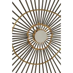 Mirano Small Abstract Wall Art - Gold - 29x31cm -Home Base Sales Shop 14820994 1385057938970628