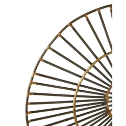 Mirano Small Abstract Wall Art - Gold - 29x31cm -Home Base Sales Shop 14820994 1435057938921293