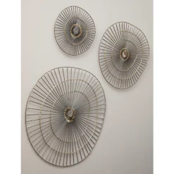 Mirano Small Abstract Wall Art - Gold - 29x31cm -Home Base Sales Shop 14820994 9305057938762902