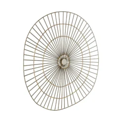 Mirano Large Abstract Wall Art - Gold - 59x61cm -Home Base Sales Shop 14820997 1265057940200331