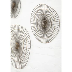 Mirano Large Abstract Wall Art - Gold - 59x61cm -Home Base Sales Shop 14820997 1695057940290031