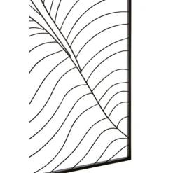 Trento Black Metal Wall Art - 51x131cm -Home Base Sales Shop 14821003 1205057938245195