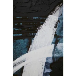 Astratto Wall Art Oil Painting - Blue & Black - 103x143cm -Home Base Sales Shop 14821009 1845058683460726