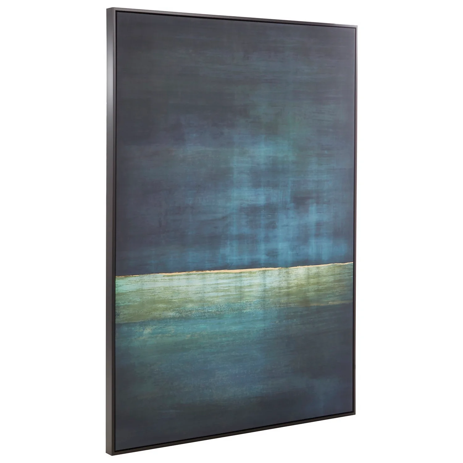 Astratto Canvas Wall Art - Teal - 102.6x142.6cm 2 Astratto Canvas Wall Art - Teal - 102.6x142.6cm - Image 2