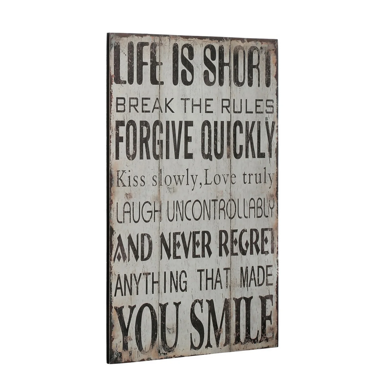 Life Is Short Wall Plaque - 25x38cm 2 Life Is Short Wall Plaque - 25x38cm - Image 2