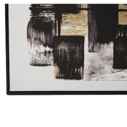 Astratto Canvas Wall Art - Black, White & Gold - 102.6x102.6cm 9 Astratto Canvas Wall Art - Black, White & Gold - 102.6x102.6cm -Home Base Sales Shop 14821024 8995057939422515