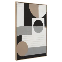 Astratto Abstract Geometric Wall Art - Monochrome - 83x123cm -Home Base Sales Shop 14821029 6045057939640213
