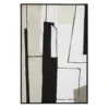 Astratto Abstract Wall Art - Monochrome - 83x123cm