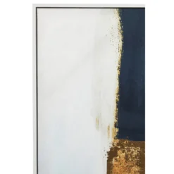 Astratto Wall Art - Blue & Gold - 103x103cm -Home Base Sales Shop 14821052 1505058394268016